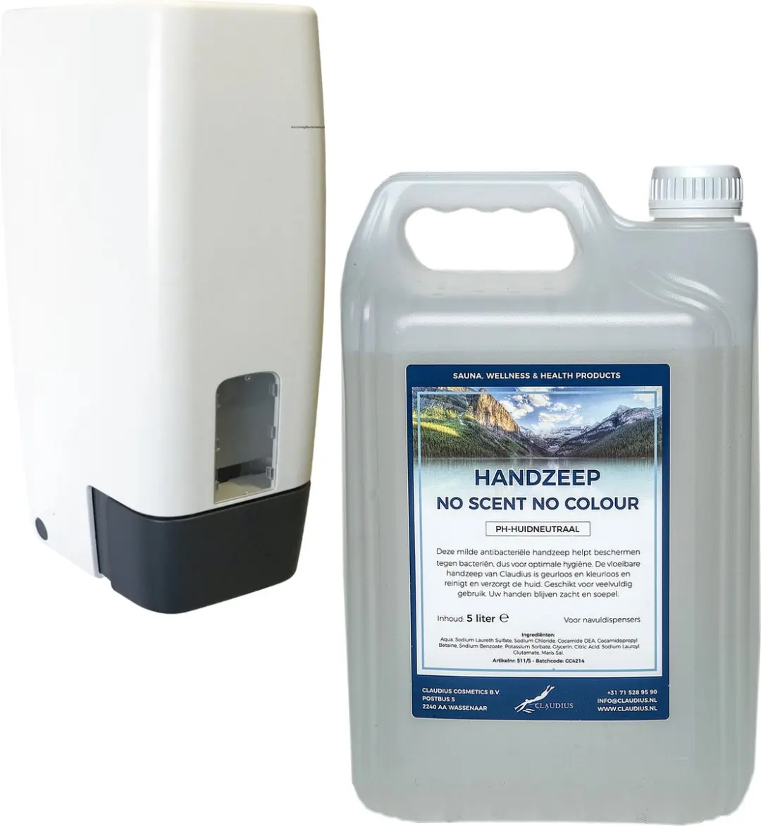 Splashbox Cosmetics Zeepdispenser 1L + 5L Jerrycan Handzeep