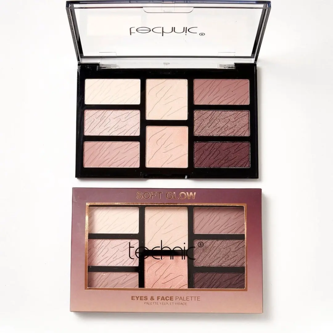 Technic Soft Glow Eyes & Face Palette - 9 Kleuren