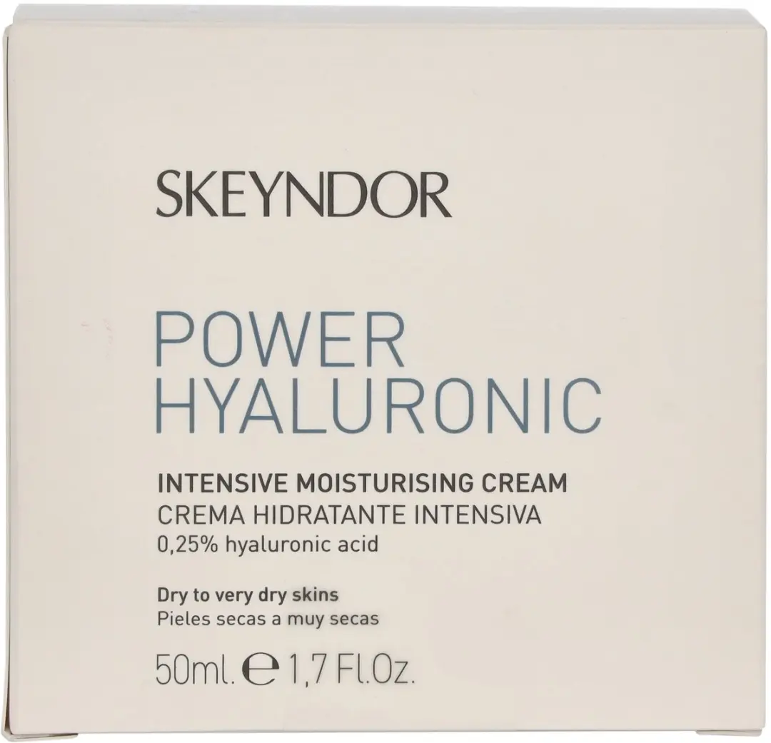 Skeyndor Power Hyaluronic Intensieve Hydraterende Crème - Droge huid 50ml