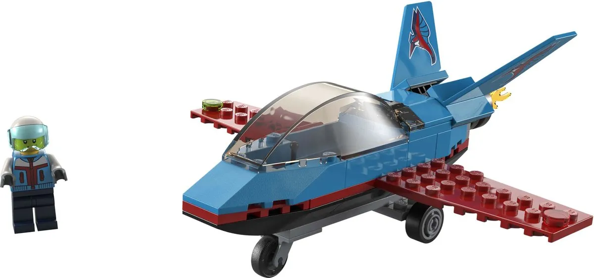 LEGO City Stuntvliegtuig 60323 - 59 Stukken - afbeelding 5 van 6