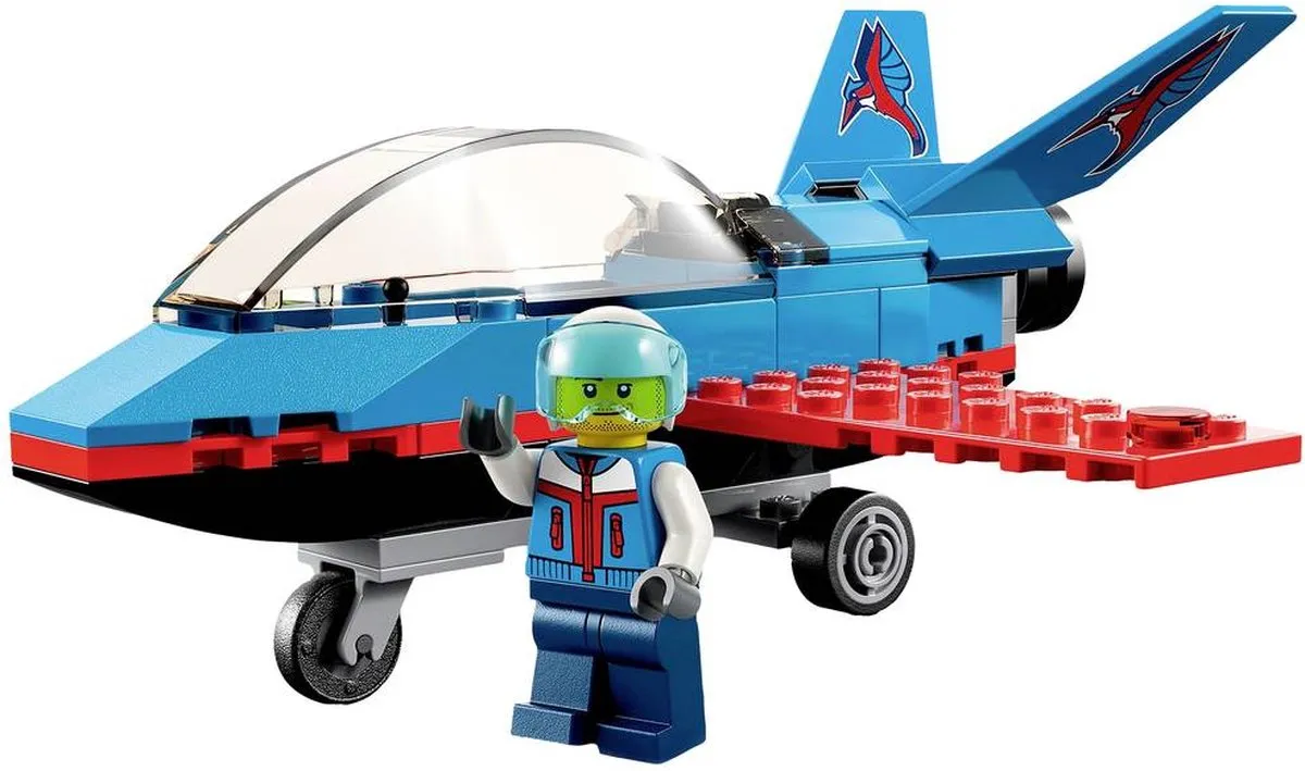 LEGO City Stuntvliegtuig 60323 - 59 Stukken - afbeelding 6 van 6