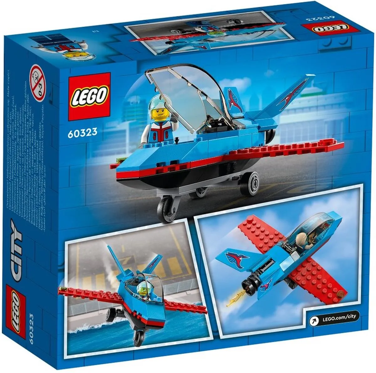 LEGO City Stuntvliegtuig 60323 - 59 Stukken - afbeelding 3 van 6