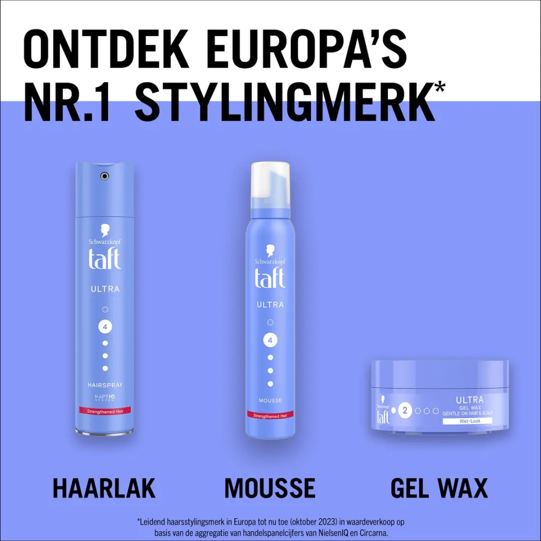Taft Ultra Gel-Wax Structure Haarwax - 6x75ml