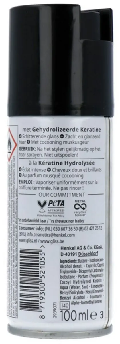 Gliss Kur Total Repair Brilliant Tonic 100ml