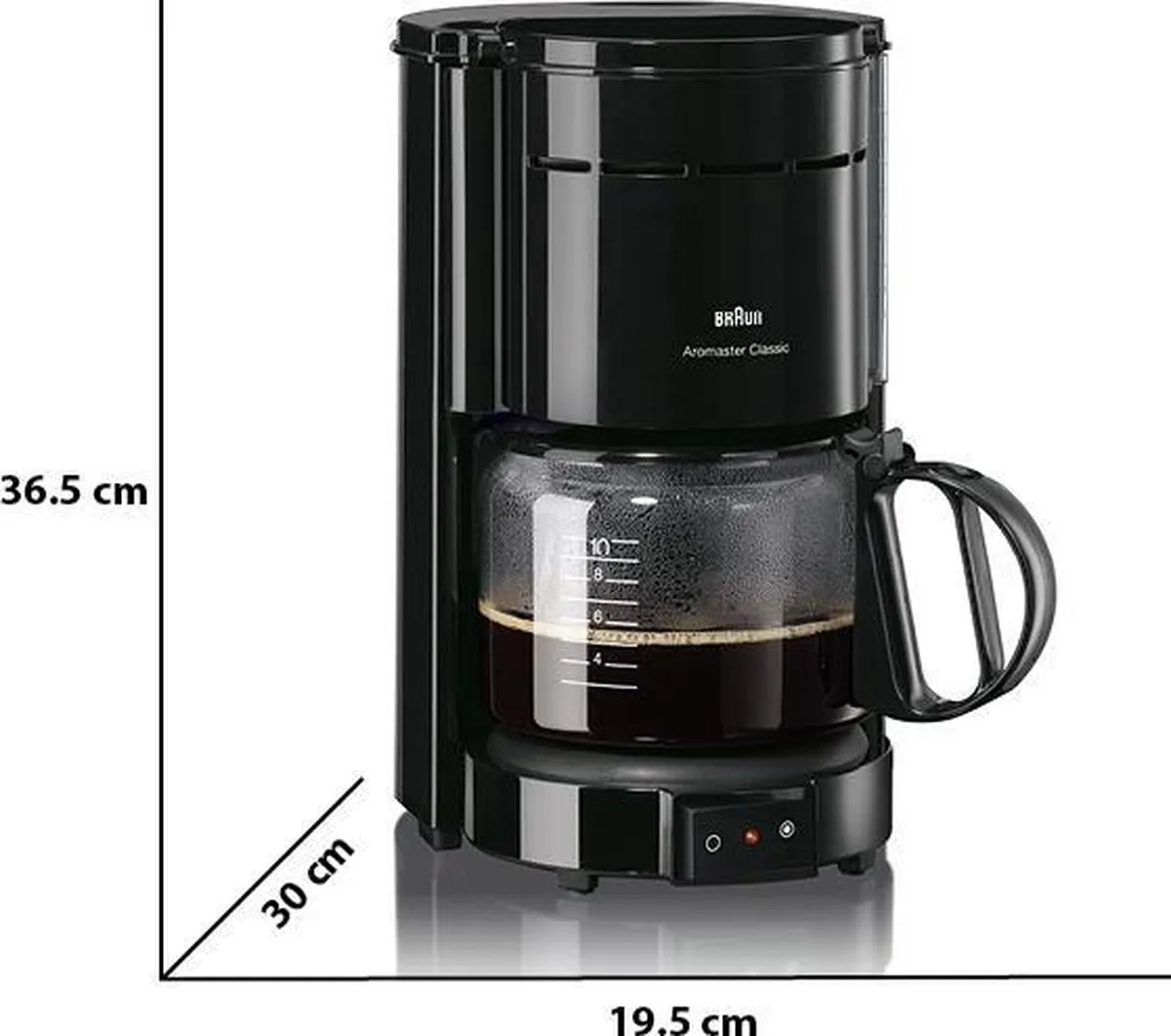 Braun Aromaster Classic KF47 Filterkoffiezetapparaat 10 Koppen - 1,4L - Zwart