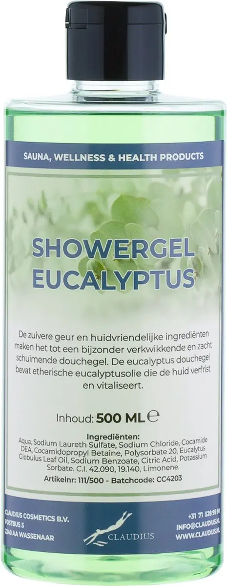 Splashbox Cosmetics Douchegel Eucalyptus 500ml
