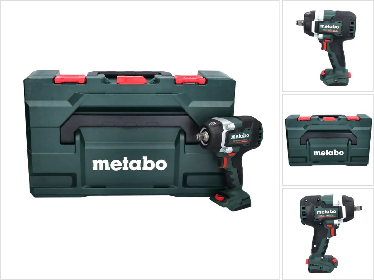 Metabo SSW 18 LTX 800 Accu-slagmoersleutel 800Nm - 1 Stuk