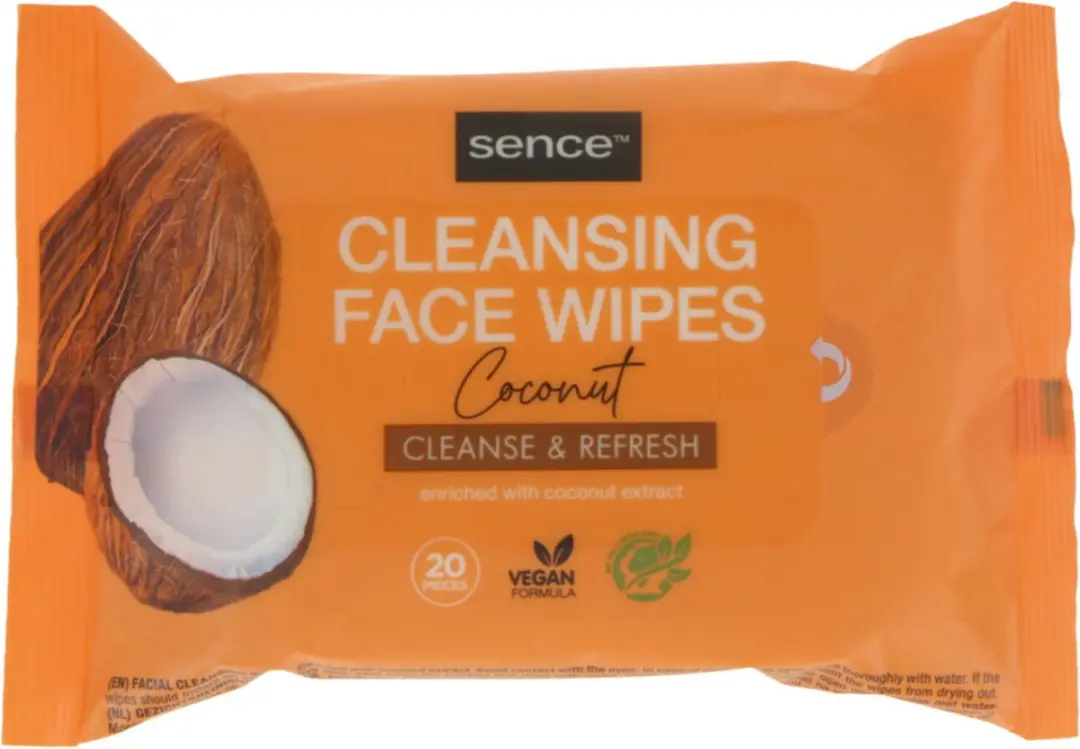 Sence Gezichtsreinigingsdoekjes Coconut - 120g