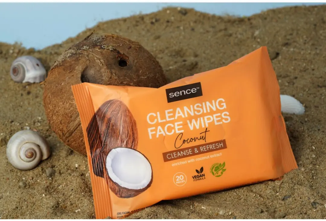 Sence Gezichtsreinigingsdoekjes Coconut - 120g