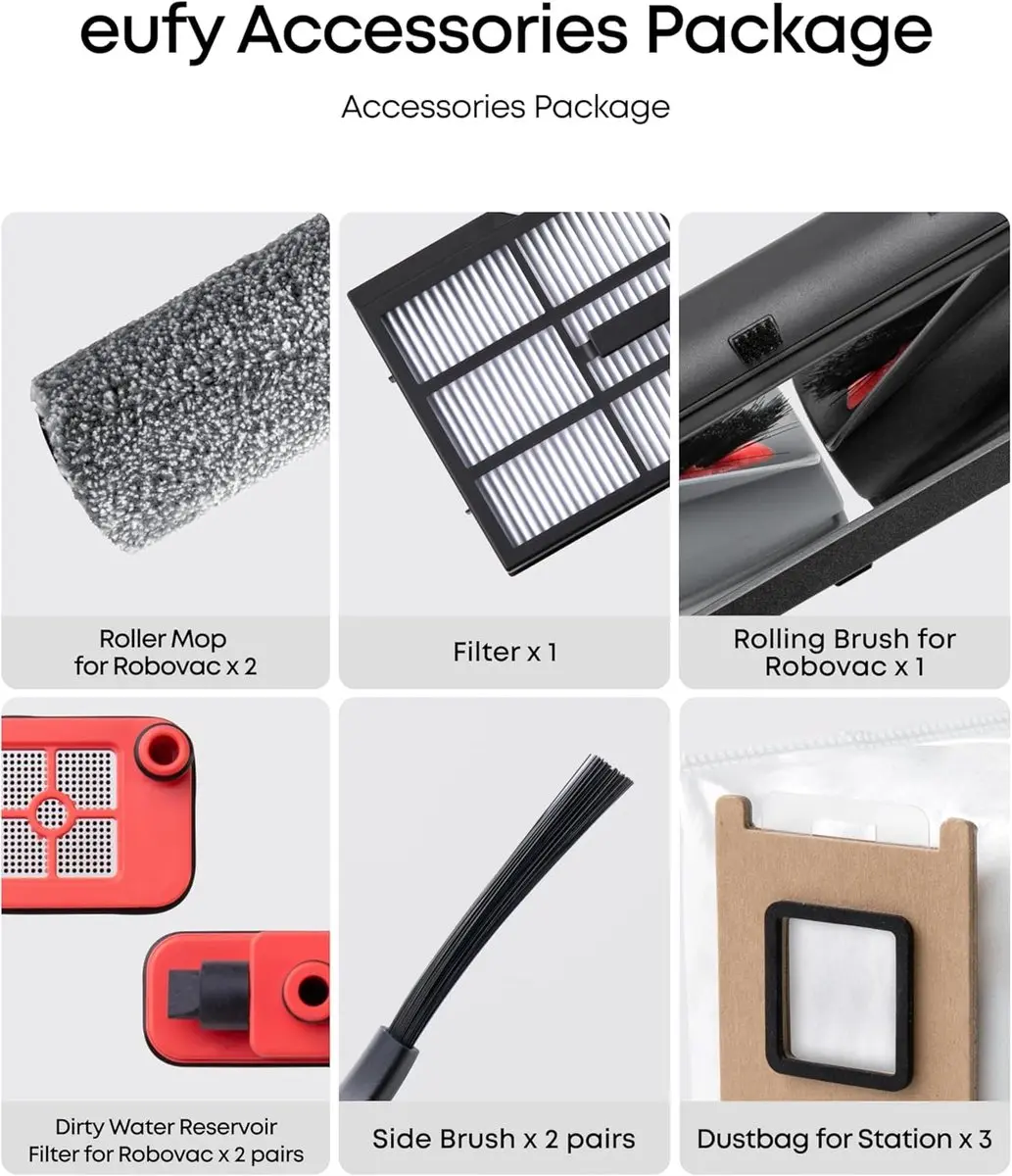 Eufy Accessoireset E25/E28 Robotstofzuiger - 11 Stuks