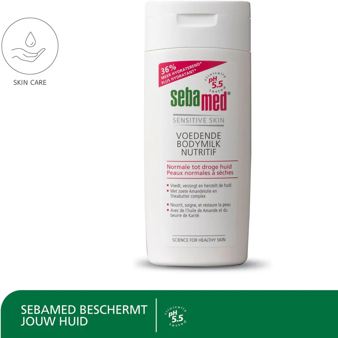 Sebamed Voedende Bodymilk 200ml - Zoete amandelolie & sheabutter
