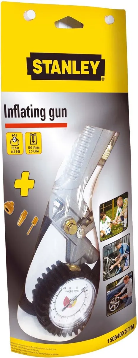 Stanley Perslucht Blaaspistool 150540XSTN - 4-delig