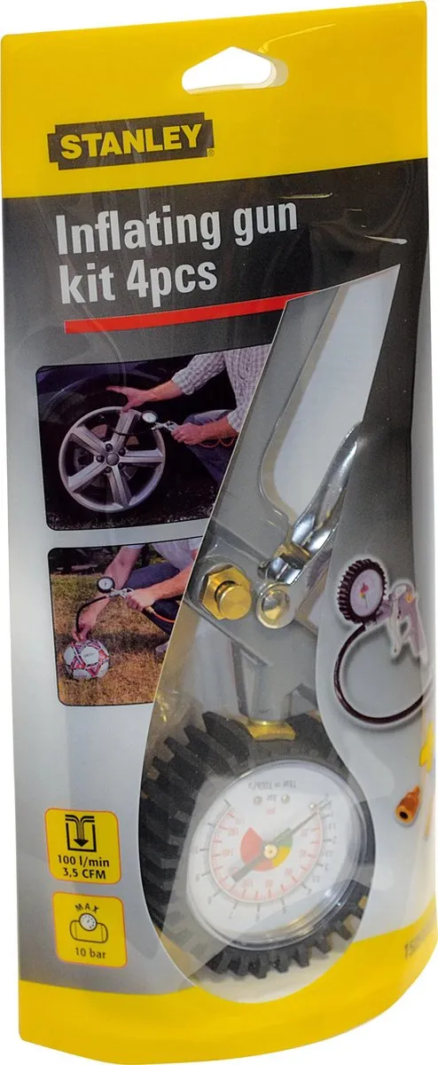 Stanley Perslucht Blaaspistool 150540XSTN - 4-delig