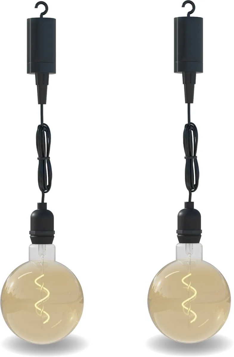 Calex Hanglamp Buiten Zwart