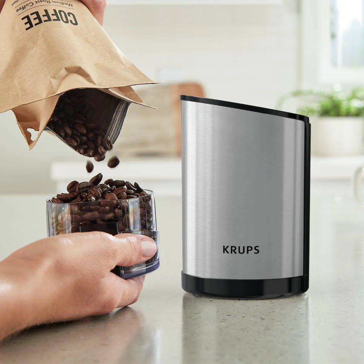 Krups GX204D Koffiemolen - 200W - Roestvrij staal