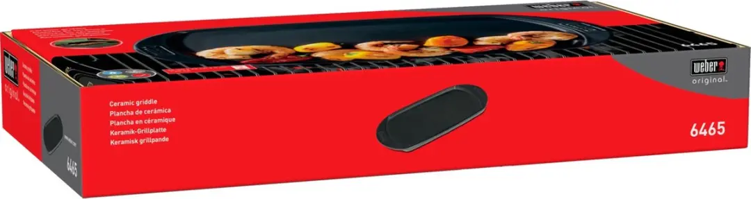 Weber Keramische Bakplaat 47cm - Zwart