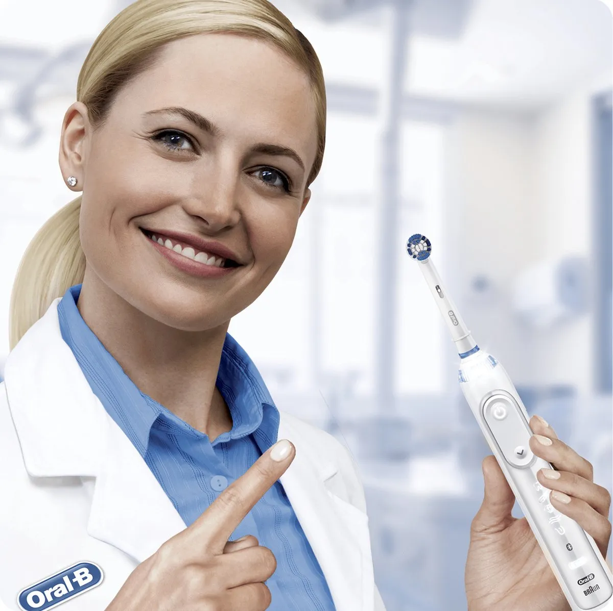 Oral-B Precision Clean Opzetborstels 6 Stuks - Blauw/Wit - afbeelding 6 van 6