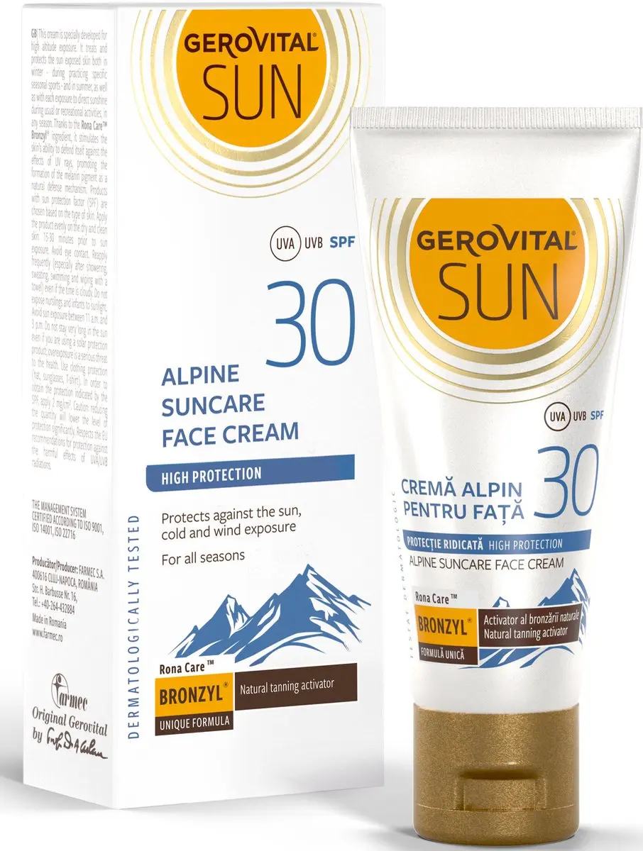 Gerovital SUN Alpine Zonnecrème SPF30