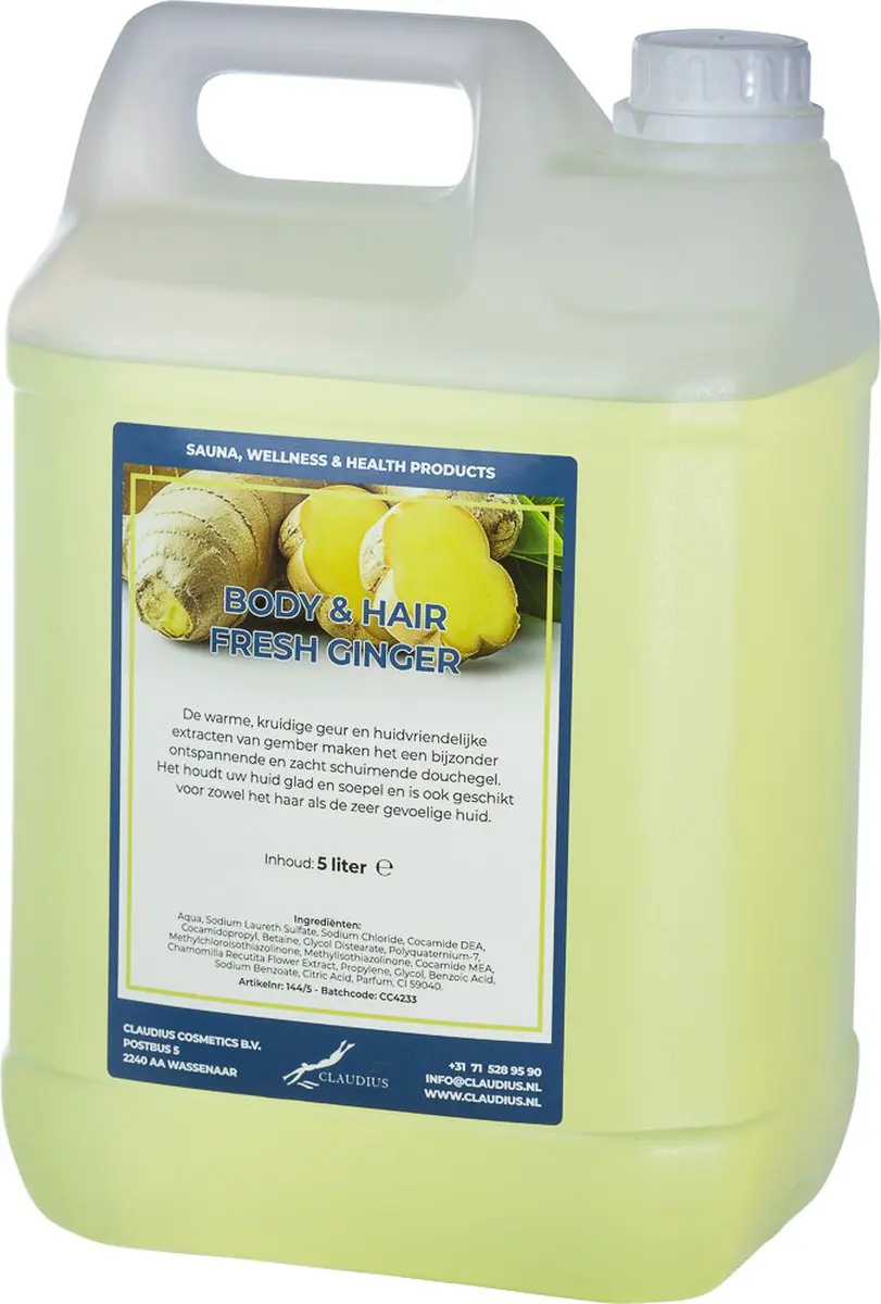 Splashbox Cosmetics Body & Hair Fresh Ginger 5L