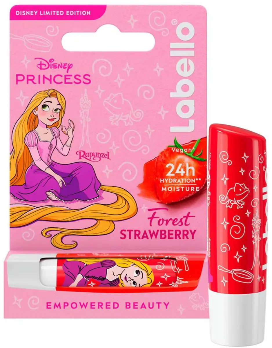 Labello Disney Princess Rapunzel Lippenbalsem 4,8g - Roze Pink - afbeelding 6 van 6