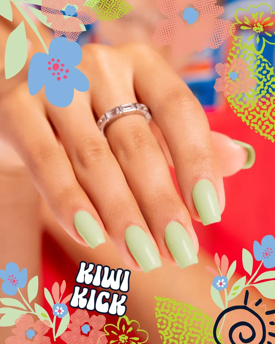 Artistic Nail Design Colour Revolution 'KIWI KICK' Nagellak 15ml