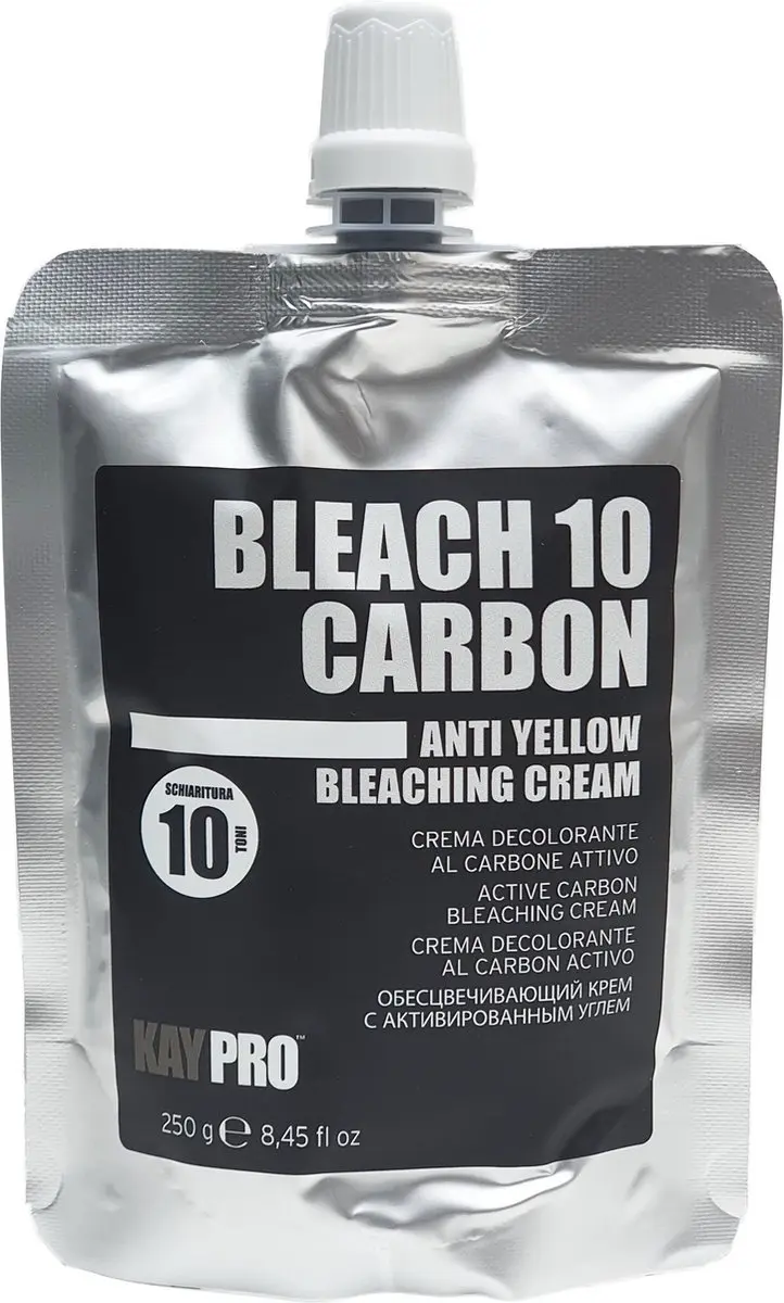 KayPro Bleach 10 Levels Active Carbon Ontkleuringscrème 250g