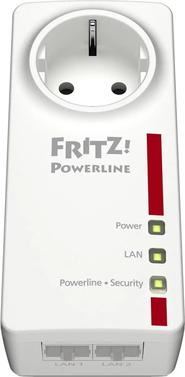 FRITZ! Powerline 1220 S0223903 - 1200 Mbps - 2x Ethernet - Zwart - afbeelding 6 van 6