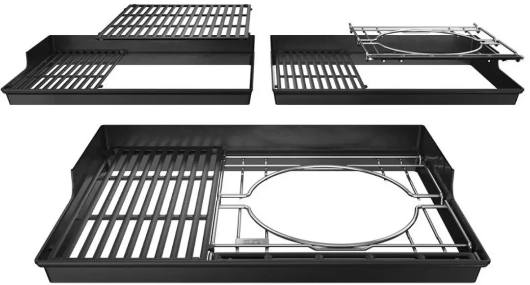 Weber CRAFTED Frameset Spirit/Smokefire - Zilver