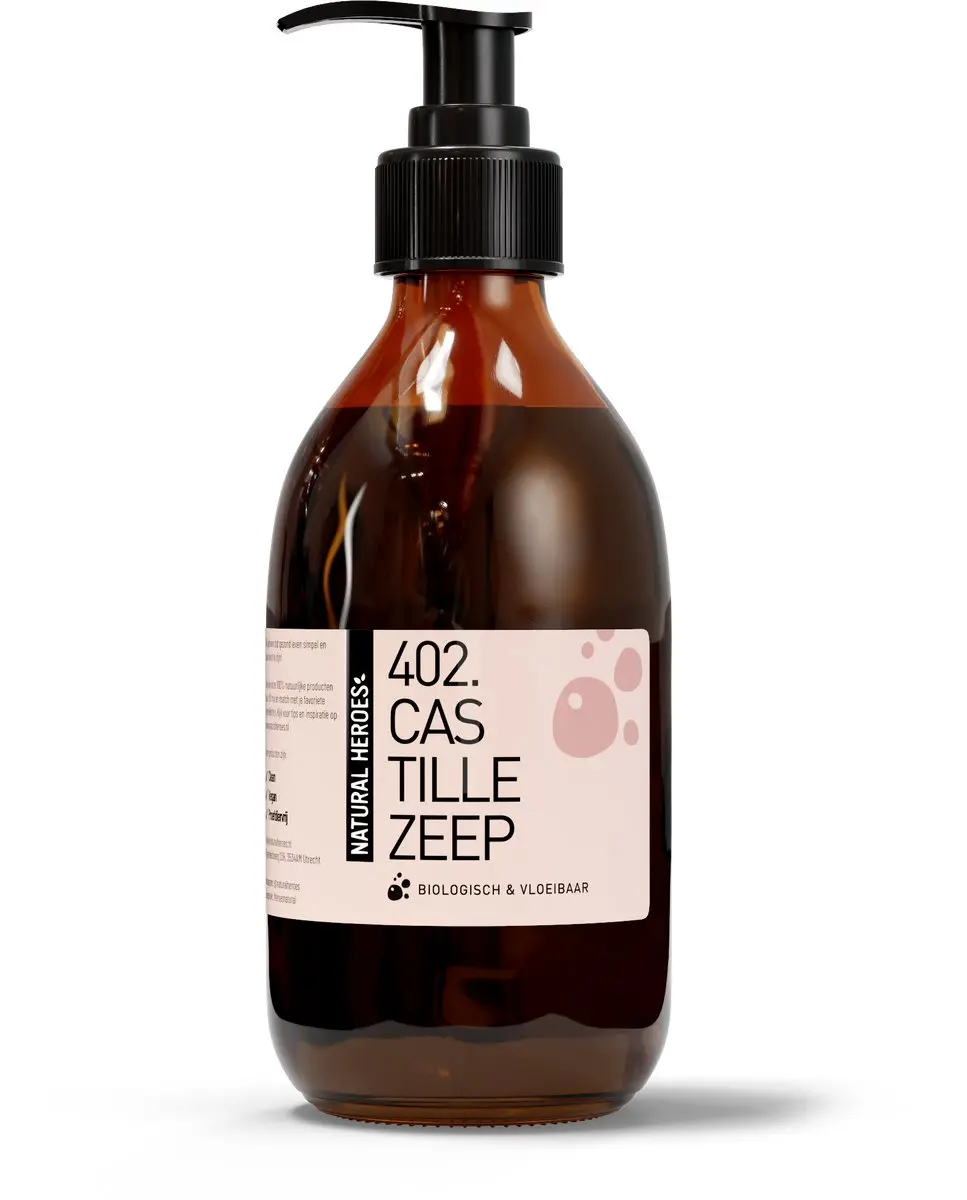 Natural Heroes Castille Zeep Biologisch Vloeibaar 300ml