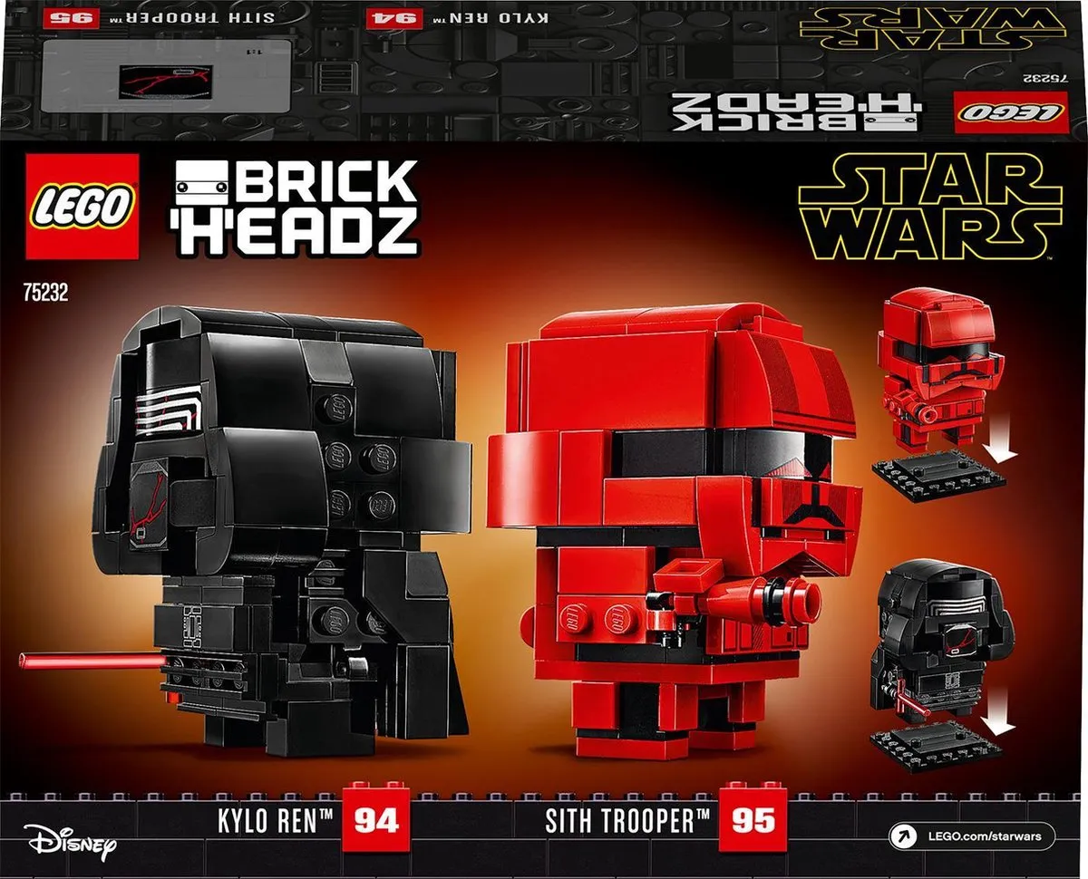 LEGO Star Wars Kylo Ren & Sith Trooper 75232 - 240 Stukken