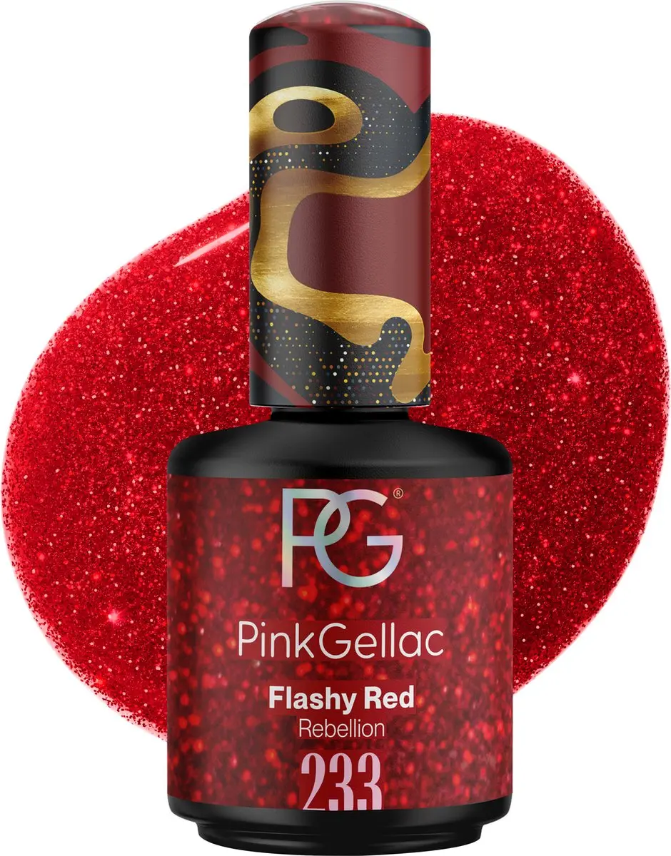 Pink Gellac Flashy Red 233 Gellak 15ml