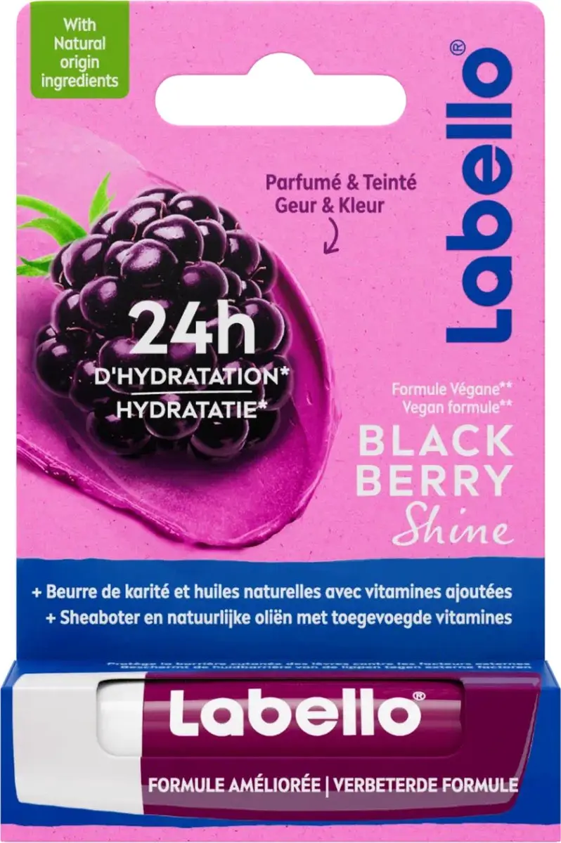 Labello BlackBerry Shine Lippenbalsem 4.8ml