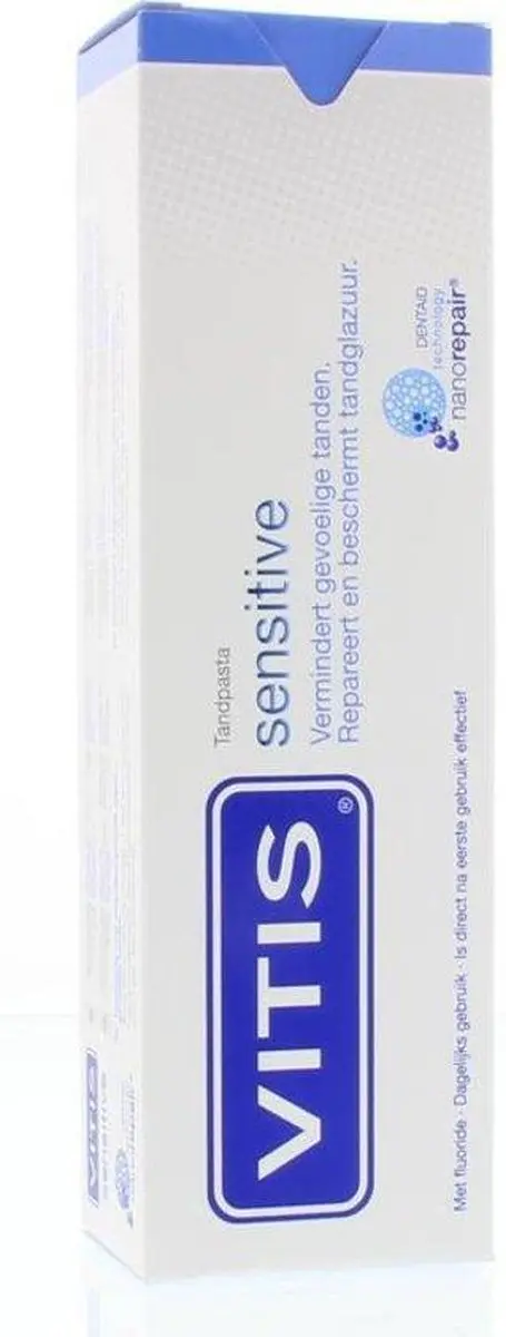 Vitis Tandpasta Sensitive 75ml - 2 Tubes