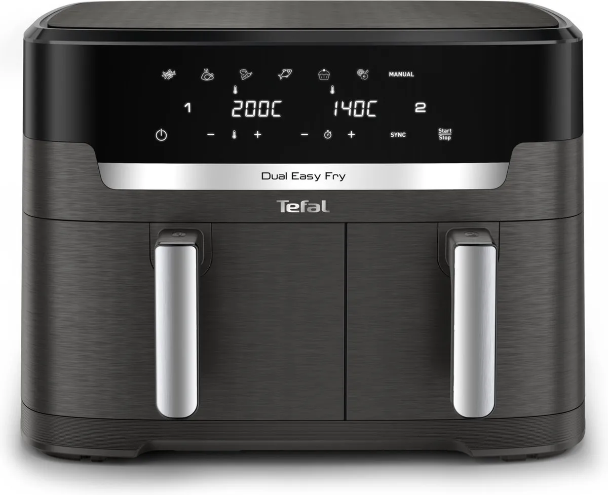 Tefal Easy Fry Dual XXL EY942H EY942H dubbele heteluchtfriteuse