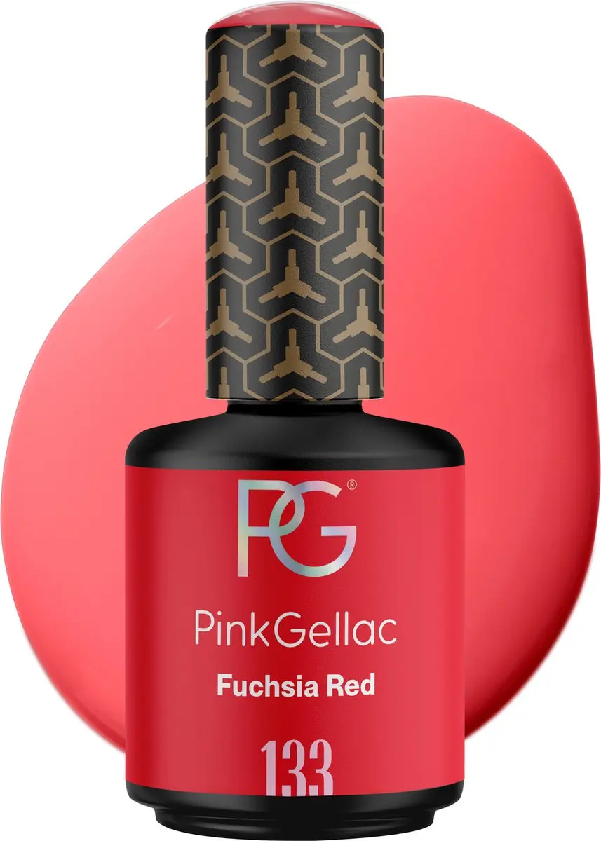 Pink Gellac Gellak 133 Fuchsia Red 15ml