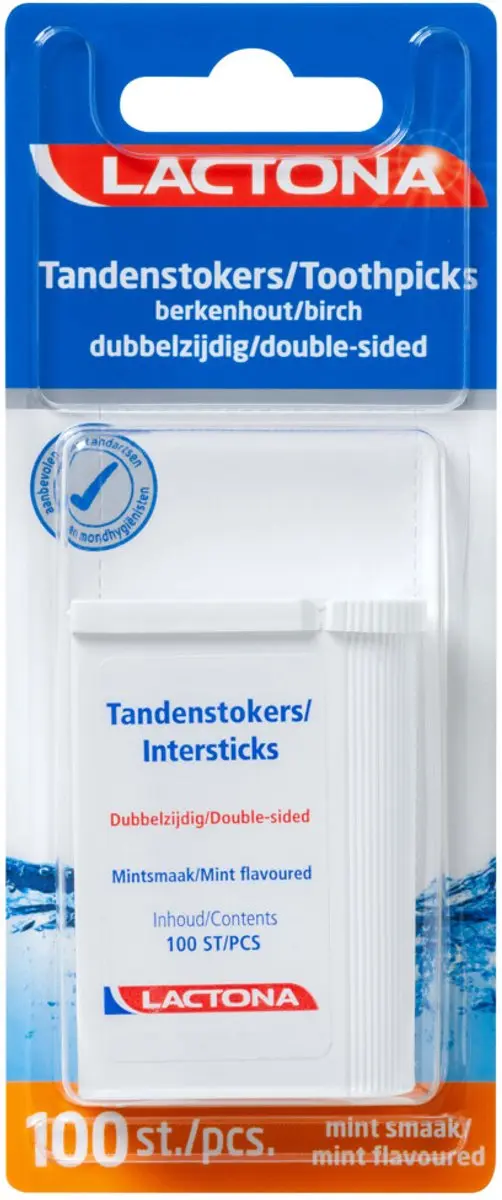 Lactona Intersticks Tandenstokers 100 Stuks - 10x