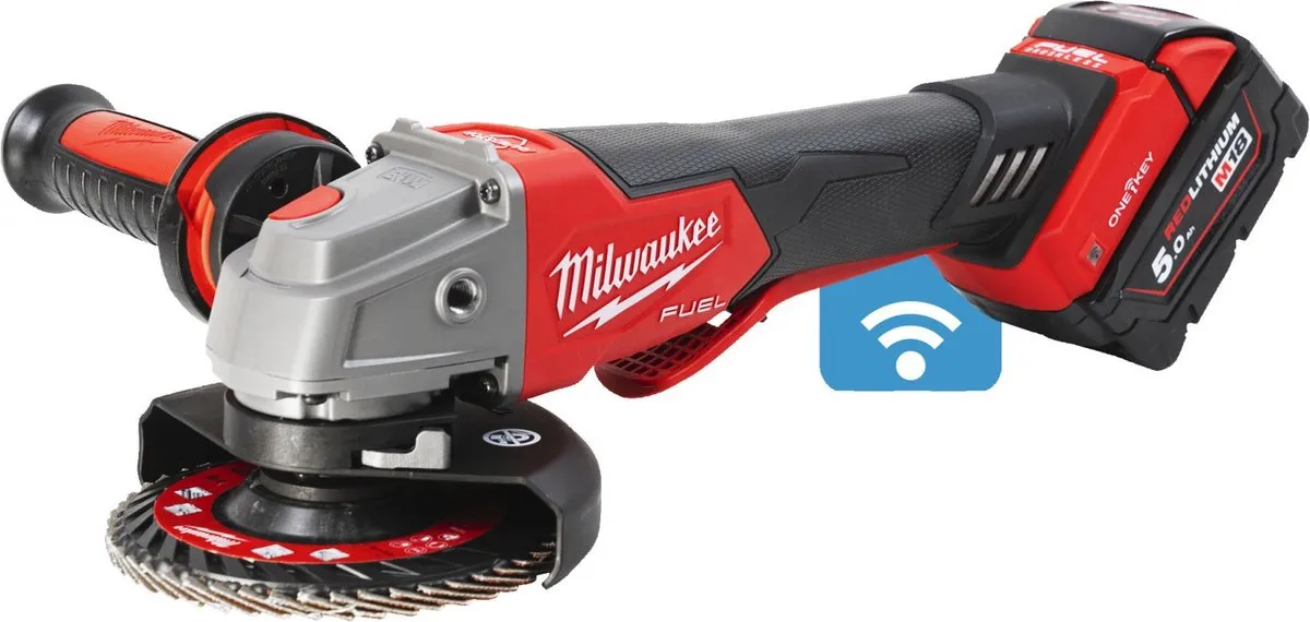 Milwaukee M18 ONEFSAG125XPDB-502X Haakse Slijper Set