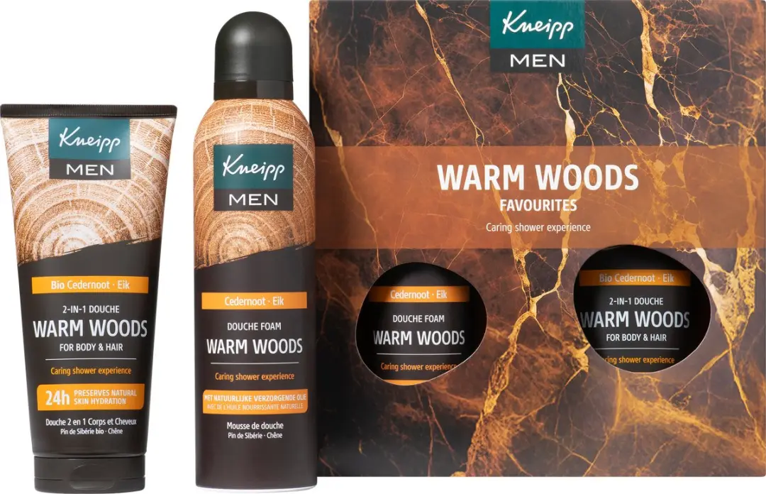 Kneipp Warm Woods Favourites Douchegel Set