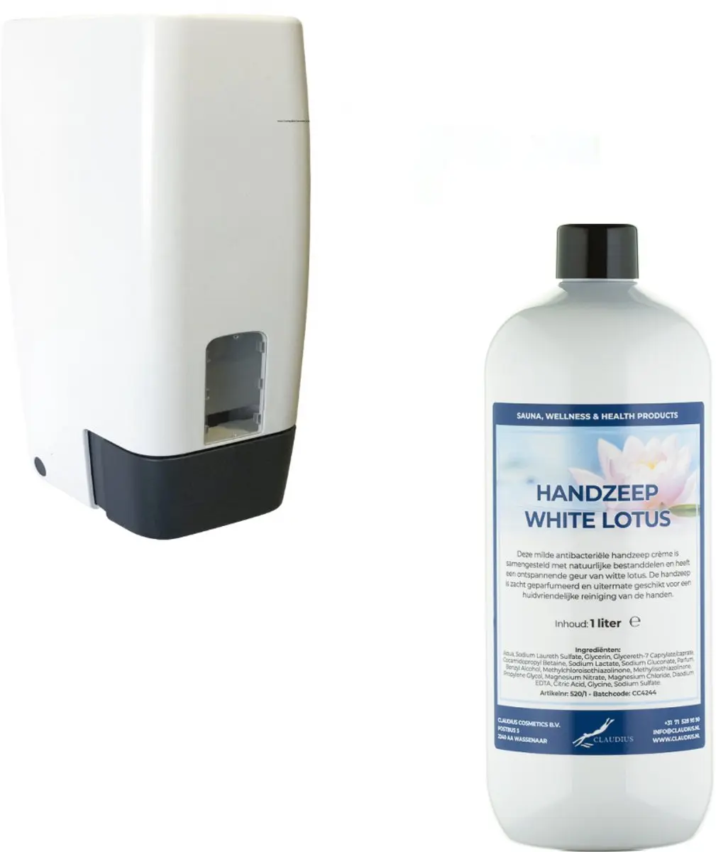 Splashbox Cosmetics White Lotus Zeepdispenser 1L