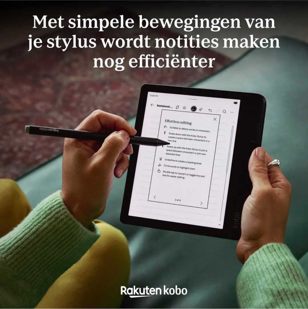 Kobo Stylus 2 Pen - Zwart - Oplaadbaar