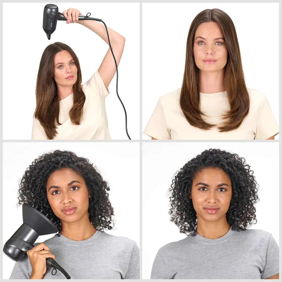 Babyliss Titanium Shine D6200DE Föhn - 1600W - Ionisch - Staal
