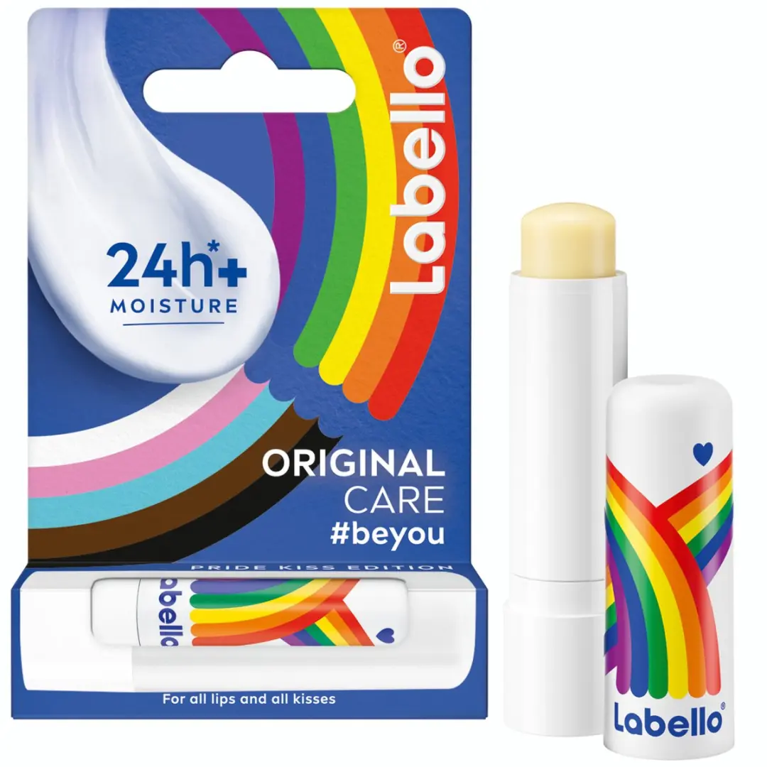 Labello Pride Kiss Edition Lippenbalsem - 12x 5,5ml Transparant