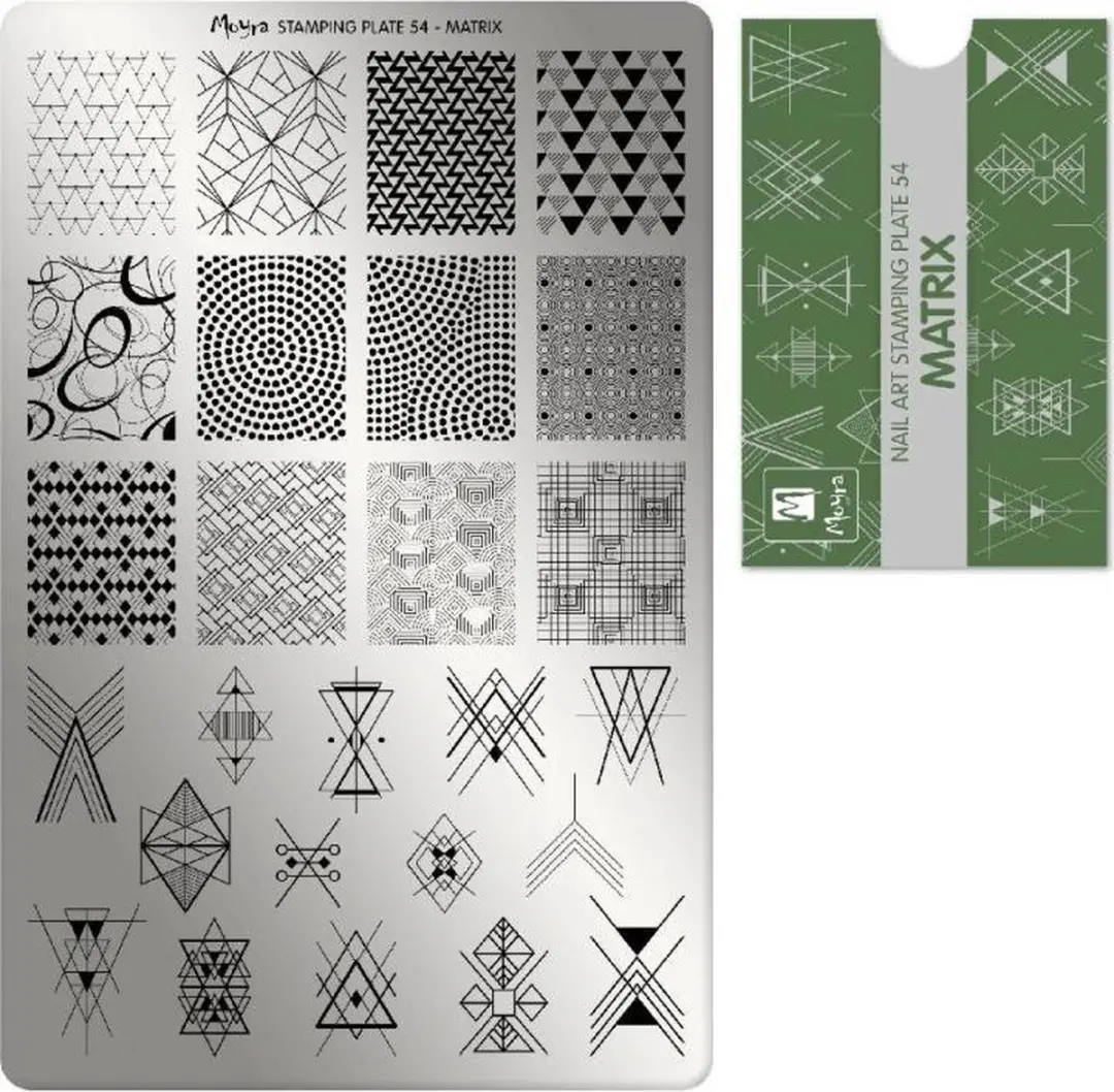 Moyra Stamping Plate 54 Matrix