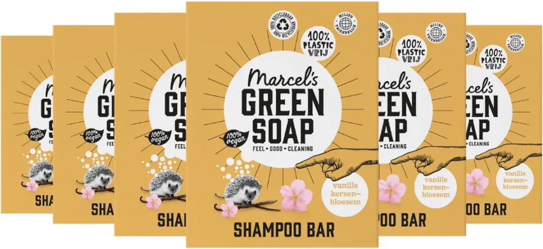 Marcel's Green Soap Shampoo Bar Vanille & Kersenbloesem