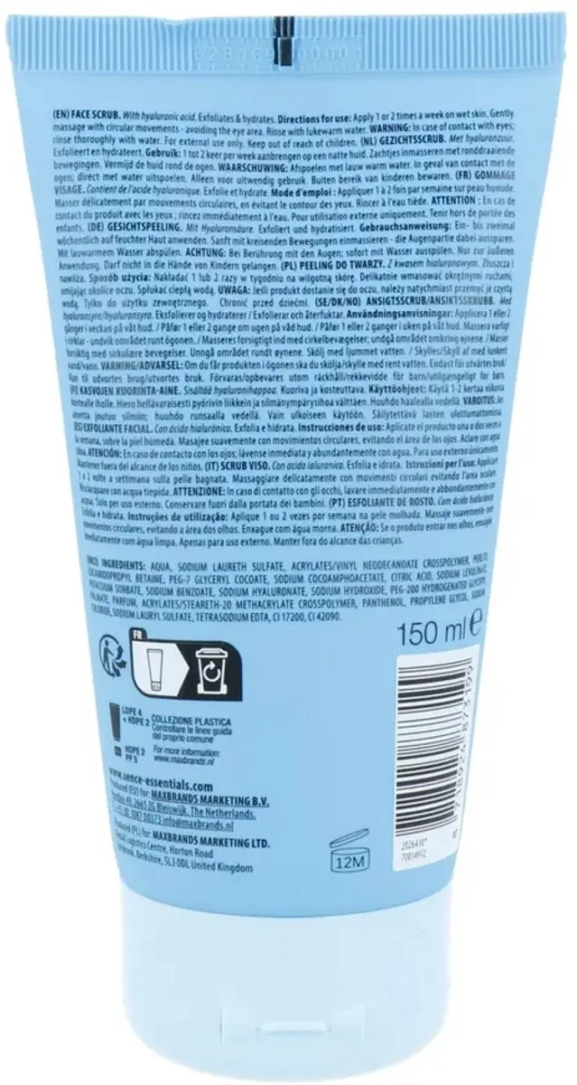 Sence Gezichtsscrub Alle Huidtypes 150ml