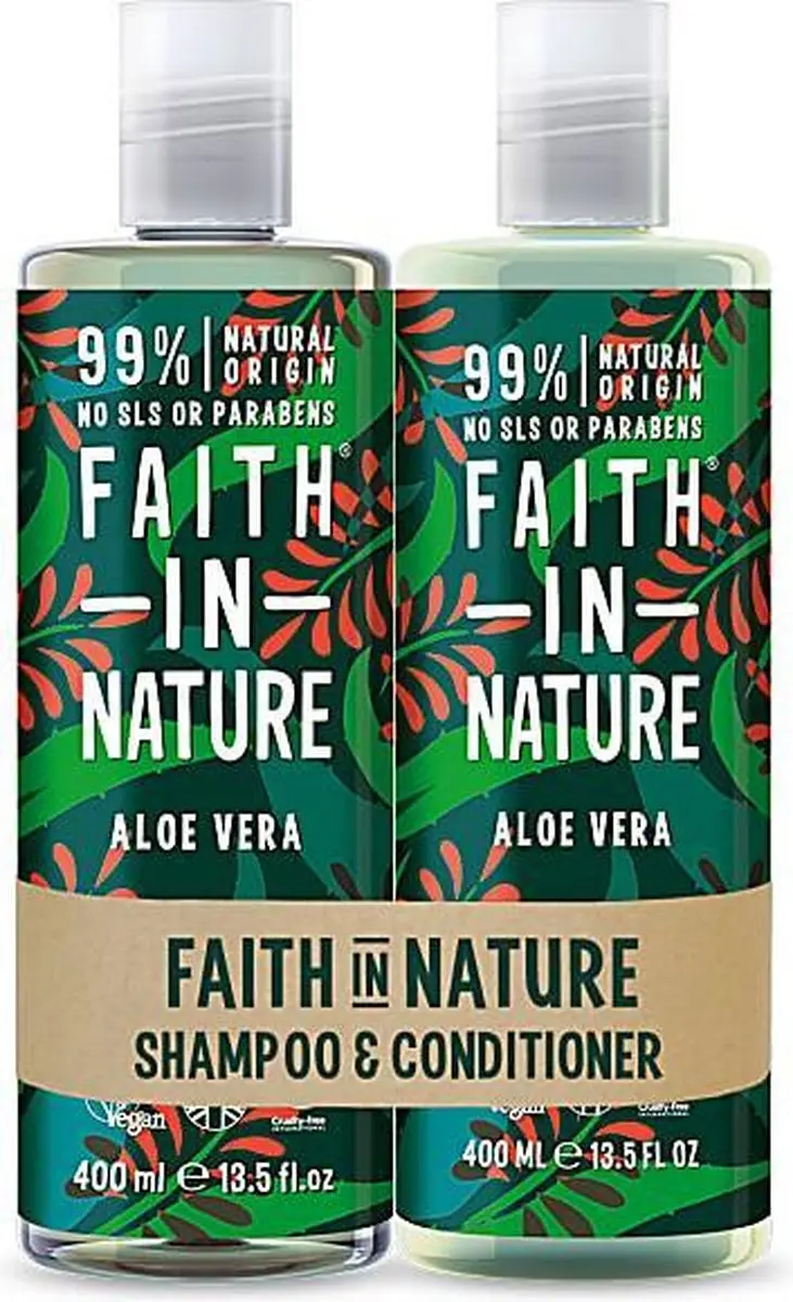 Faith In Nature Aloe Vera Shampoo & Conditioner 2x400ml