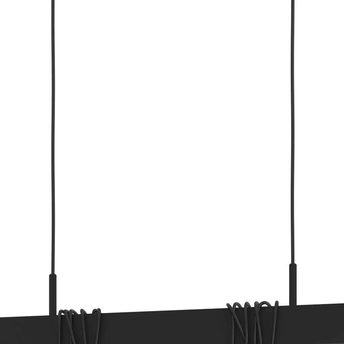 Eglo Shirebrook Hanglamp E27 - 4 Lichtpunten - 100 cm - Zwart