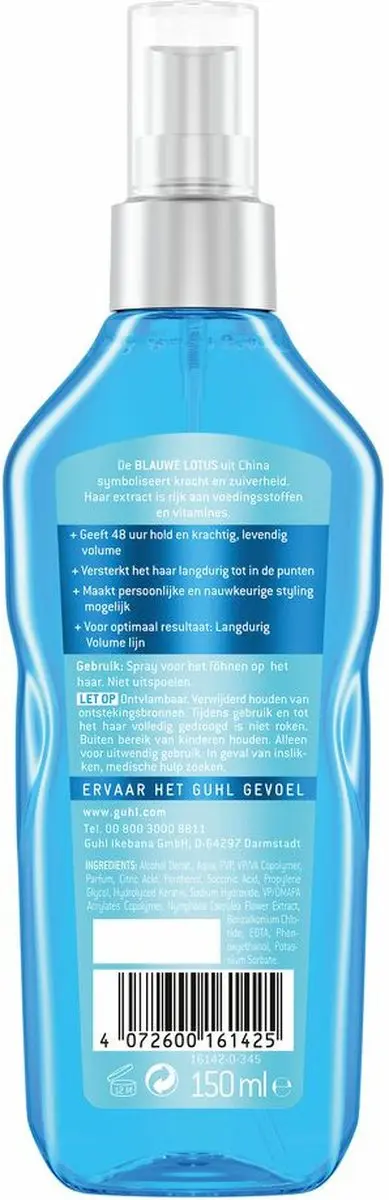 Guhl Föhn-Active Styling Spray Langdurig Volume 20 Stuks