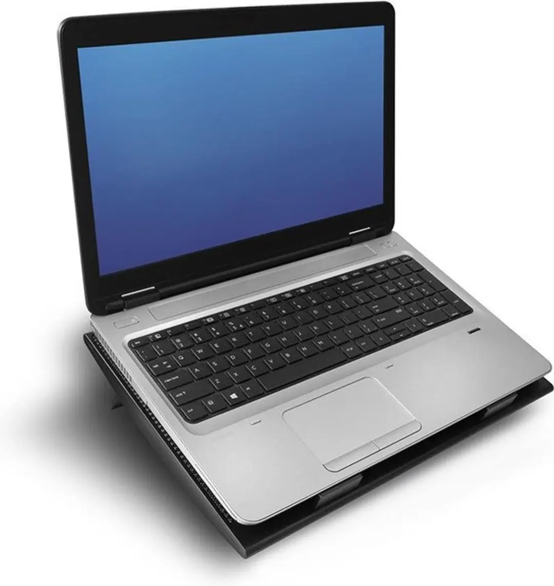 ACT Laptopstandaard AC8105 - 12-17" - 4-poorts USB-Hub - Zwart - afbeelding 6 van 6