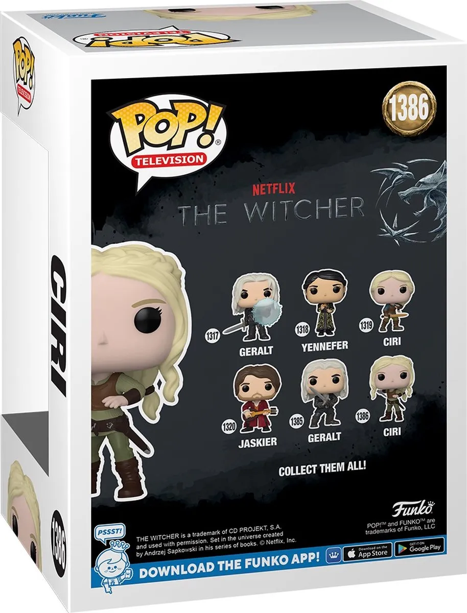 Funko POP! TV Ciri Verzamelfiguur 74245 - Multicolor
